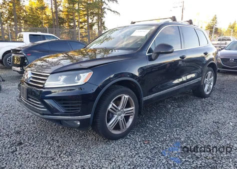 2015 Volkswagen Touareg Tdi Executive из США, поврежденный, VIN WVGEP9BP4FD007384